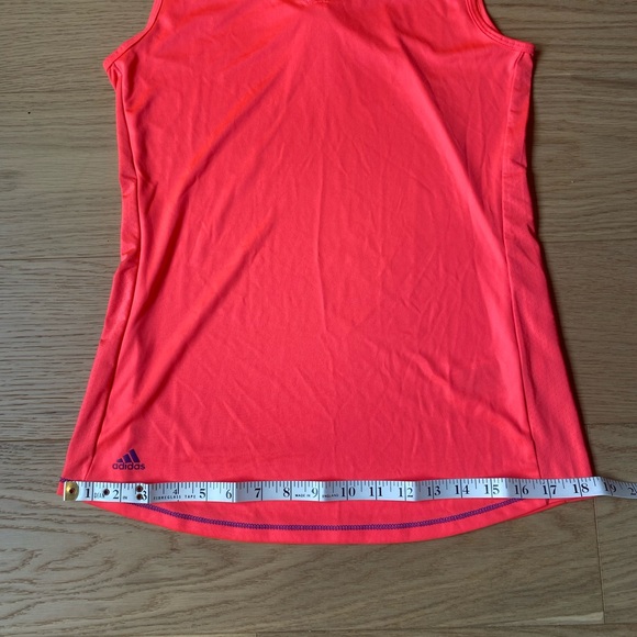 Adidas youth/kids sleeveless golf shirt, size 13-14 yrs/L, pink - Picture 9 of 11